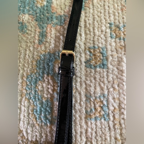 Betsey Johnson Shiny Patent Leather Mini Bag with Detachable Crossbody Strap - Picture 8 of 10